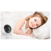 EZVIZ CS-C6N-D0-8B4WF 4mm 4mp IR 10m Wi-Fi 2 yoʻlli audio MicroSD 256 GB-a gacha Ichki Mini PT kamera