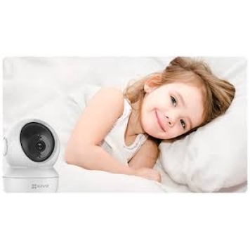 EZVIZ CS-C6N-D0-8B4WF 4mm 4mp IR 10m Wi-Fi 2 yoʻlli audio MicroSD 256 GB-a gacha Ichki Mini PT kamera